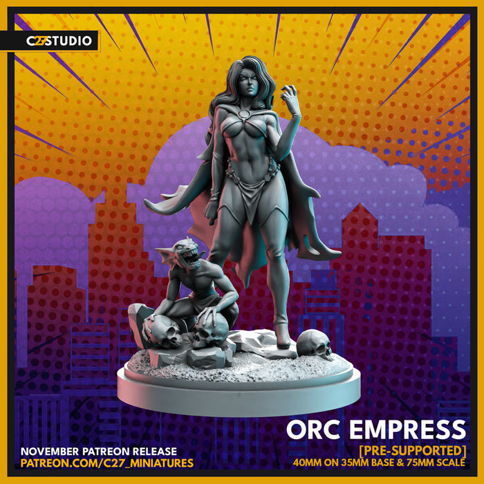 Orc Empress | Heroes | Sci-Fi Miniature | C27 Studio