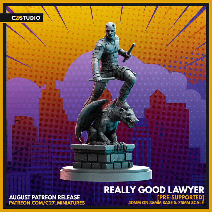 Really Good Lawyer | Heroes | Sci-Fi Miniature | C27 Studio
