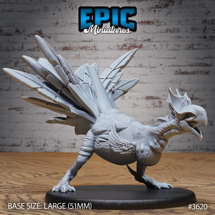 Turkey Raptor Angry | Ice Age Madness | Fantasy Miniature | Epic Miniatures