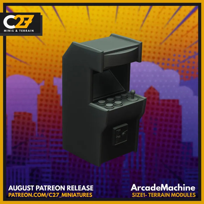 Arcade Machine | Terrain | Sci-Fi Miniature | C27 Studio