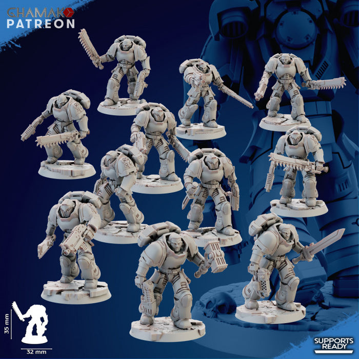 Imperator Assault Miniatures | Brotherhood | Grimdark Proxy Miniature | Ghamak
