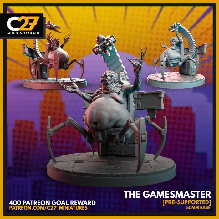 The Gamesmaster | Heroes | Sci-Fi Miniature | C27 Studio
