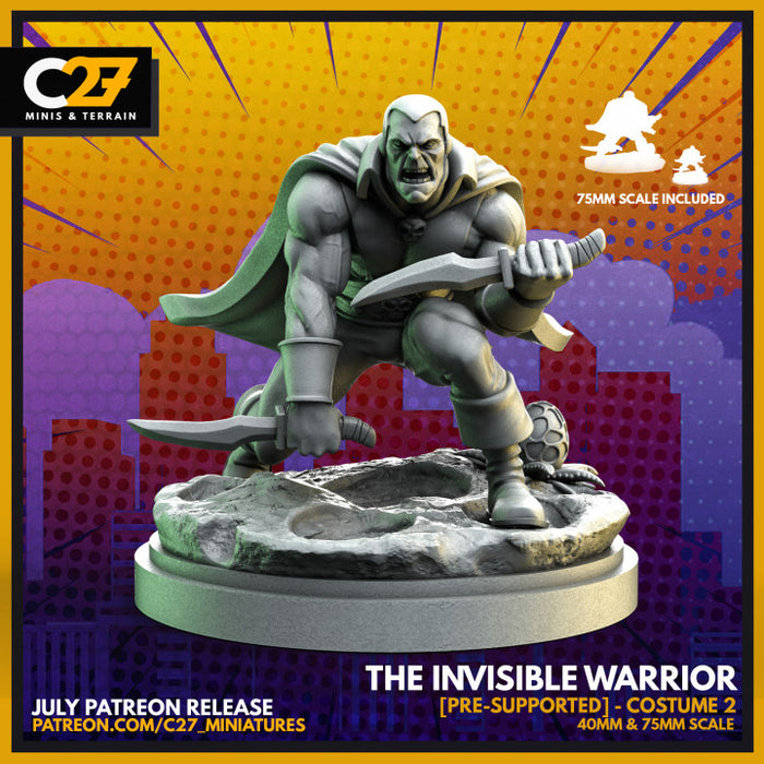 Classic Invisible Warrior | Heroes | Sci-Fi Miniature | C27 Studio