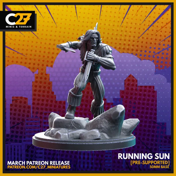 Running Sun | Heroes | Sci-Fi Miniature | C27 Studio