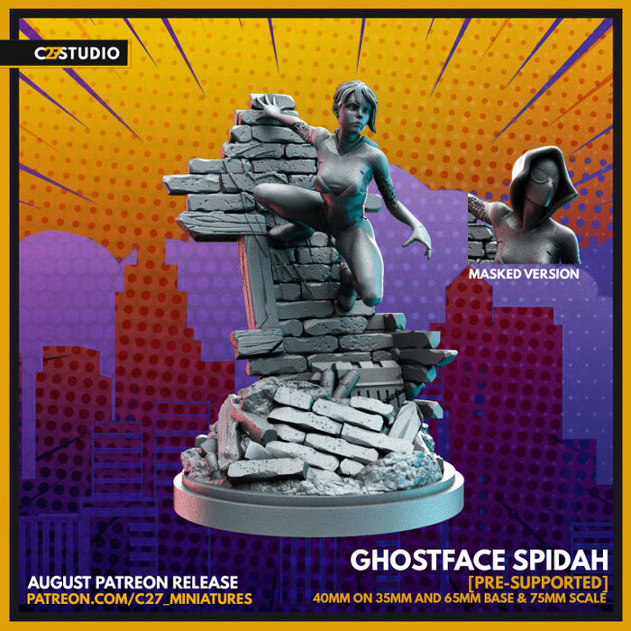 Ghostface Spidah | Heroes | Sci-Fi Miniature | C27 Studio