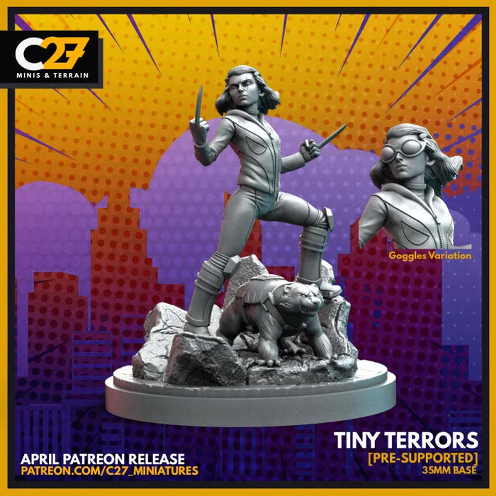 Tiny Terrors | Heroes | Sci-Fi Miniature | C27 Studio