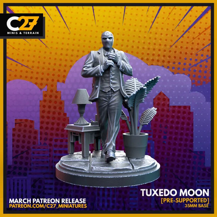Tuxedo Moon | Heroes | Sci-Fi Miniature | C27 Studio