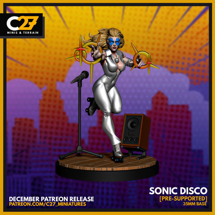 Sonic Disco | Heroes | Sci-Fi Miniature | C27 Studio