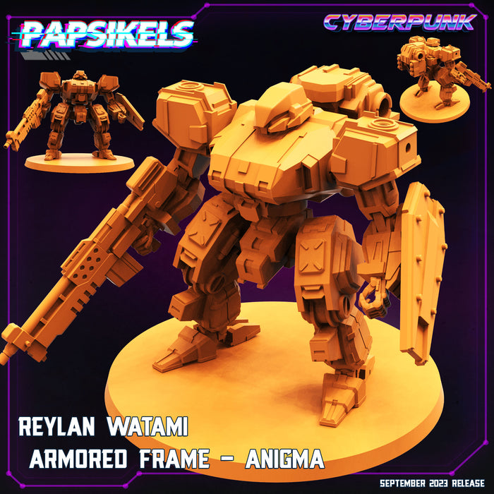 Armoured Frame Anigma | Cyberpunk | Sci-Fi Miniature | Papsikels
