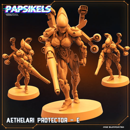 Aethelari Protector E | Skull Hunters IV Aethelari Awakening | Sci-Fi Miniature | Papsikels TabletopXtra