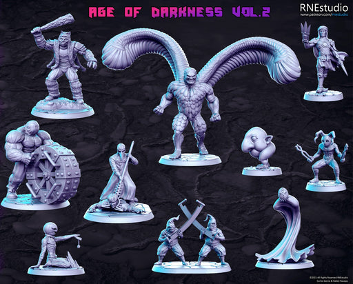 Age of Darkness Vol 2 Miniatures (Full Set) | Fantasy Miniature | RN Estudio TabletopXtra