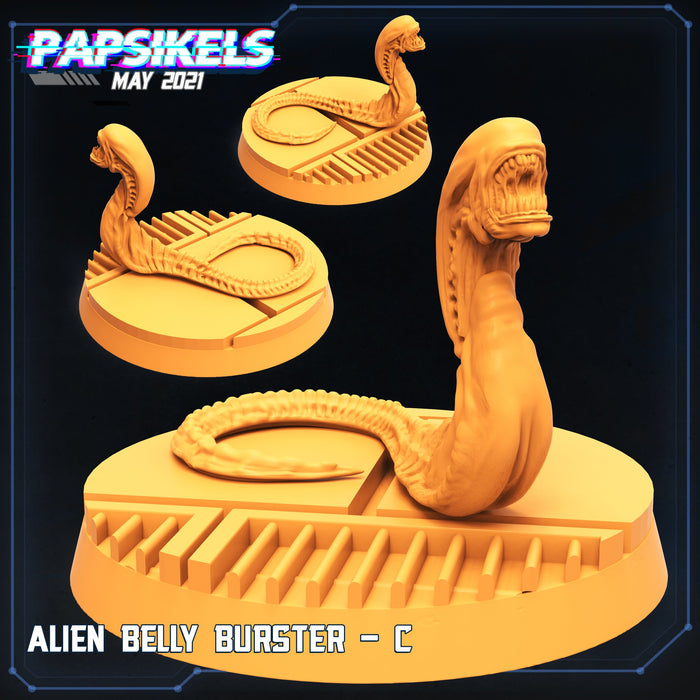 Alien Belly Burster C | Aliens Vs Humans | Sci-Fi Miniature | Papsikels TabletopXtra
