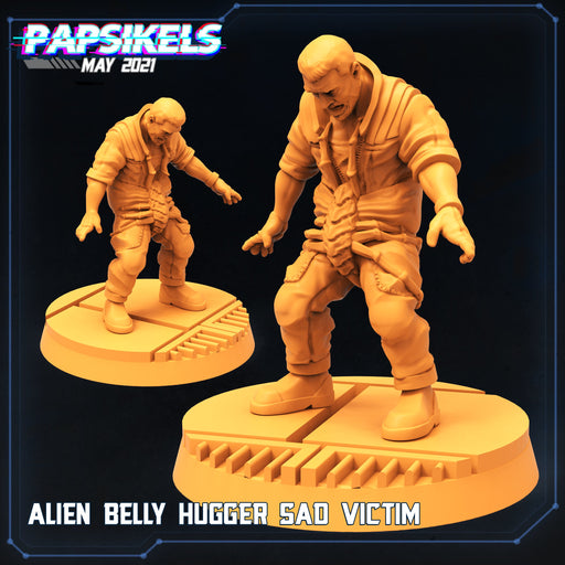 Alien Belly Hugger Sad Victim | Aliens Vs Humans | Sci-Fi Miniature | Papsikels TabletopXtra