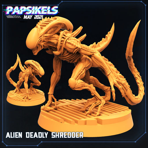Alien Deadly Shredder | Aliens Vs Humans | Sci-Fi Miniature | Papsikels TabletopXtra