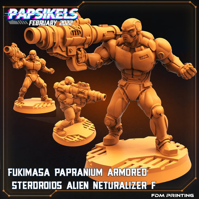 Alien Neutralizer F | Aliens Vs Skull Hunters | Sci-Fi Miniature | Papsikels TabletopXtra