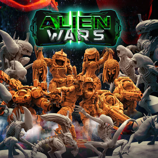 Alien Wars II Miniatures (Full Set) | Sci-Fi Miniature | Papsikels TabletopXtra