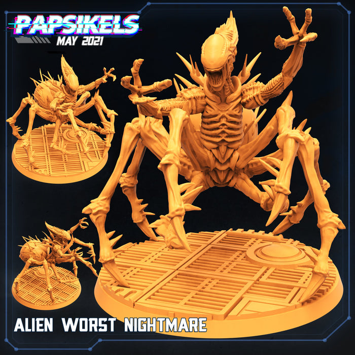 Alien Worst Nightmare | Aliens Vs Humans | Sci-Fi Miniature | Papsikels TabletopXtra