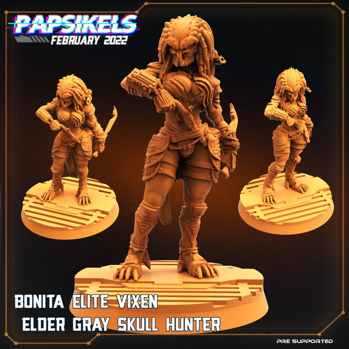 Aliens Vs Skull Hunters Miniatures (Full Set) | Sci-Fi Miniature | Papsikels TabletopXtra