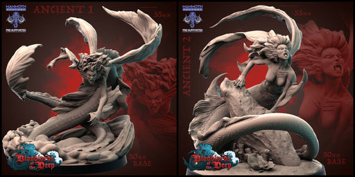 Ancient Miniatures | Blood Lords of the Deep | Fantasy Miniature | Mammoth Factory TabletopXtra