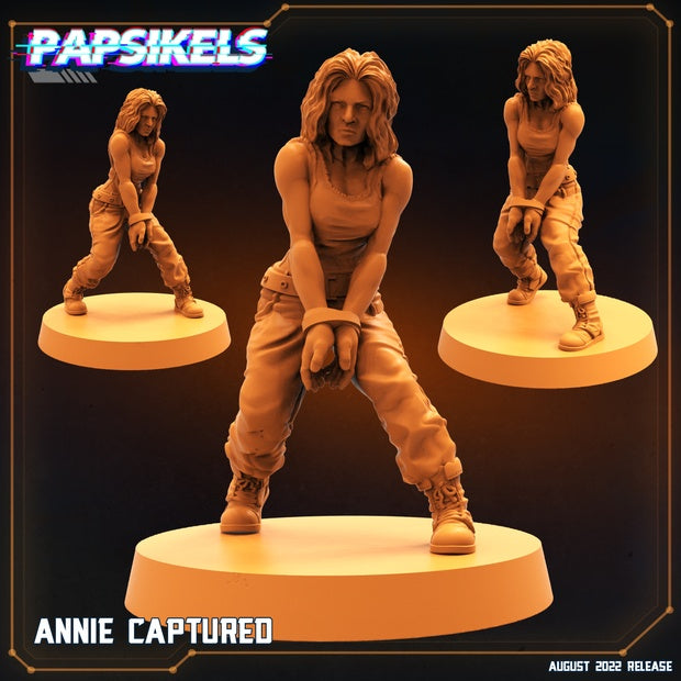 Annie Captured | Community Remix | Sci-Fi Miniature | Papsikels TabletopXtra