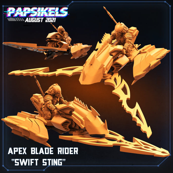 Apex Blade Rider Swift Sting | Skull Hunters Vs Exterminators | Sci-Fi Miniature | Papsikels TabletopXtra