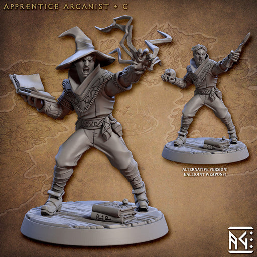 Apprentice Arcanist C (Alt) | Arcanist Guild | Fantasy Miniature | Artisan Guild TabletopXtra
