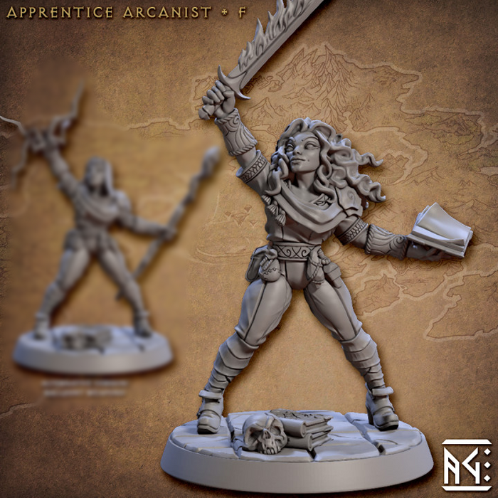 Apprentice Arcanist F | Arcanist Guild | Fantasy Miniature | Artisan Guild TabletopXtra