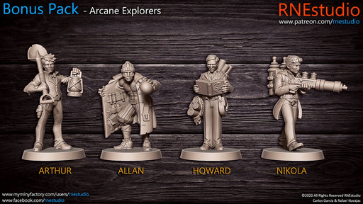 Arcane Explorers Miniatures (Full Set) | Fantasy Miniature | RN Estudio TabletopXtra