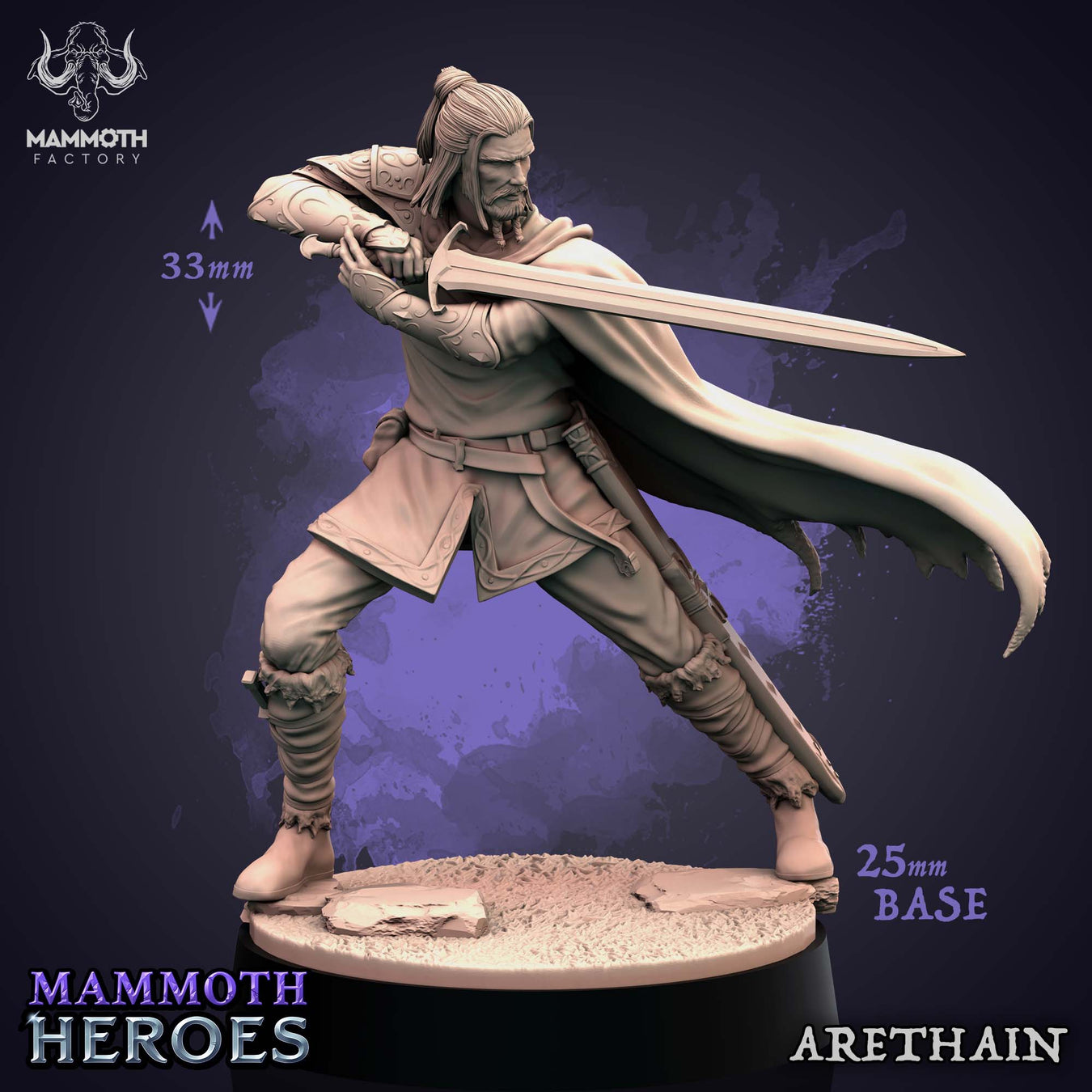 Arethain | Astral Voyage | Fantasy Miniature | Mammoth Factory TabletopXtra