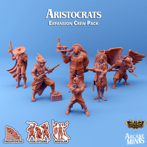 Aristocrats Crew (Expansion) | Skies of Sordane | Fantasy Miniature | Arcane Minis TabletopXtra