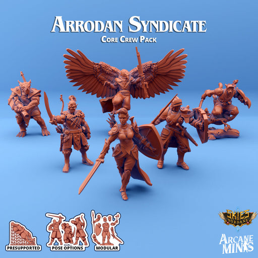 Arrodan Syndicate Crew (Core) | Skies of Sordane | Fantasy Miniature | Arcane Minis TabletopXtra