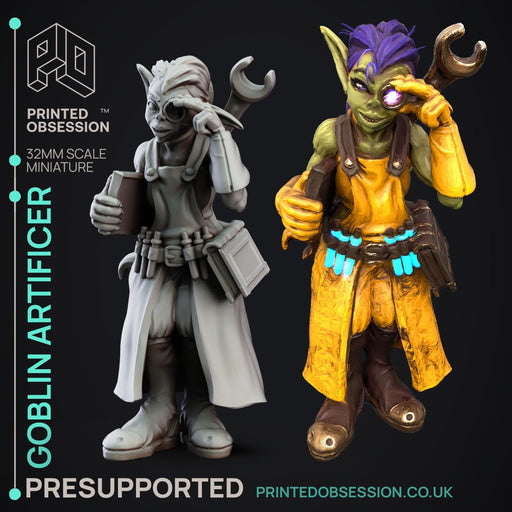 Artificer | Goblin Brewers | Fantasy Miniature | Printed Obsession TabletopXtra