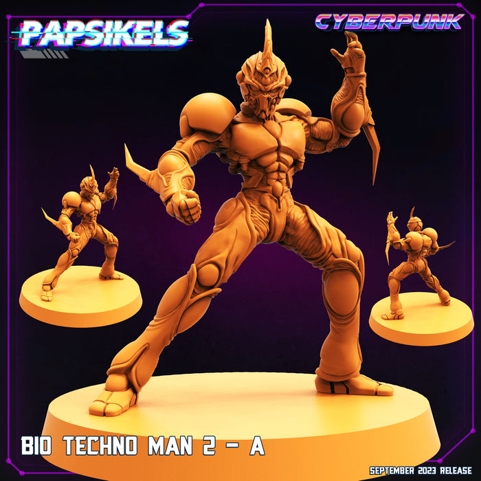Bio Tech Man 2 A | Cyberpunk | Sci-Fi Miniature | Papsikels