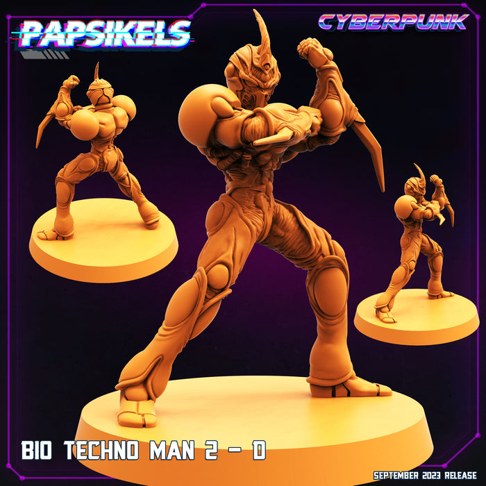 Bio Tech Man 2 D | Cyberpunk | Sci-Fi Miniature | Papsikels