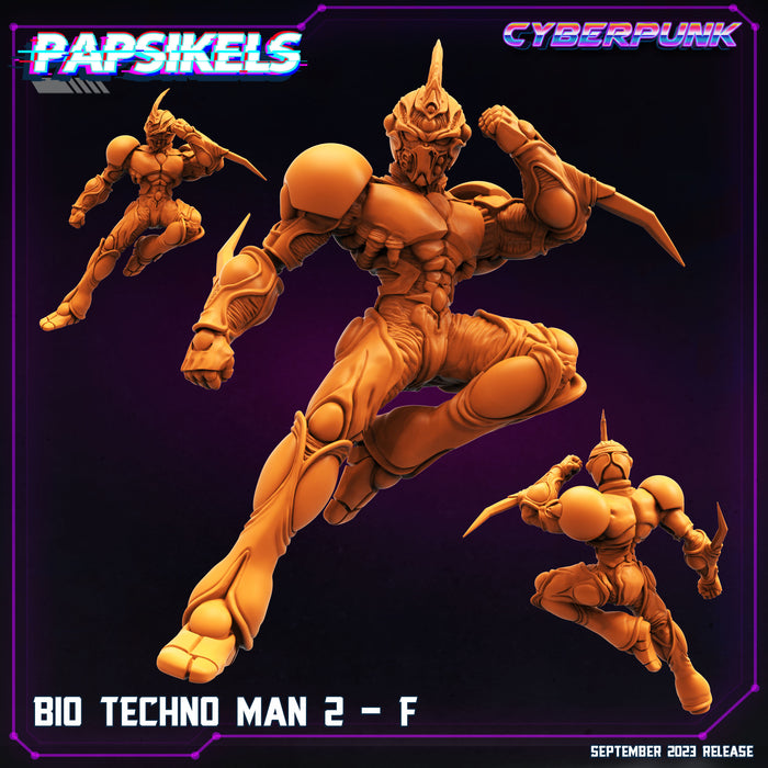 Bio Tech Man 2 F | Cyberpunk | Sci-Fi Miniature | Papsikels