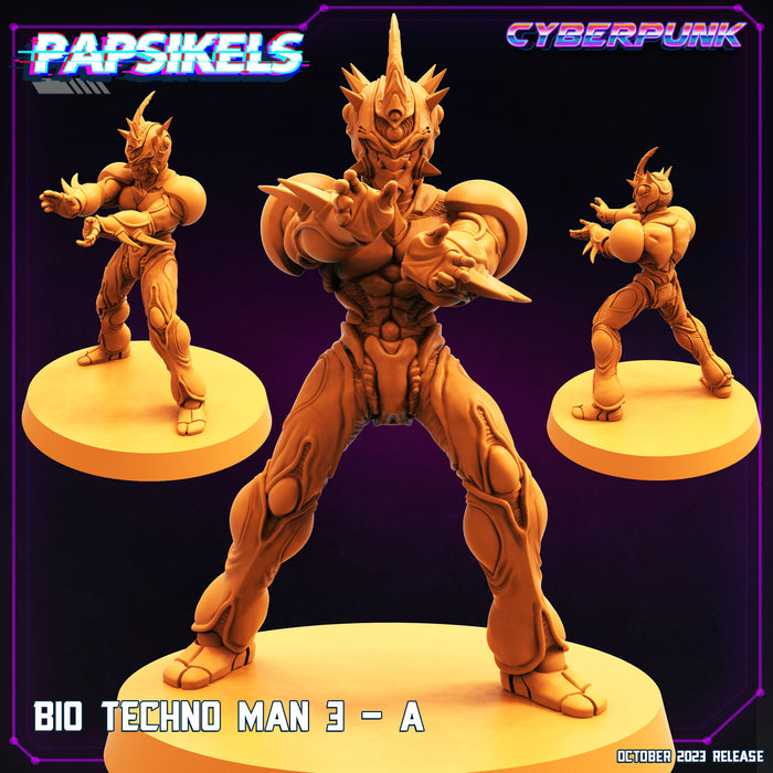 Bio Techno Man 3 A | Cyberpunk | Sci-Fi Miniature | Papsikels