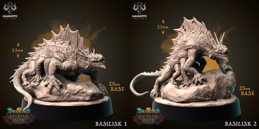 Basilisk Miniatures | Saurian Isle | Fantasy Miniature | Mammoth Factory TabletopXtra