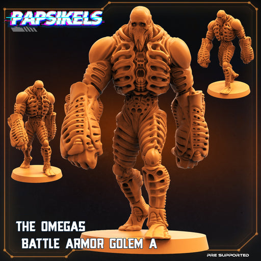Battle Armour Golem A | Omegas Space Rambutan Expedition | Sci-Fi Miniature | Papsikels TabletopXtra