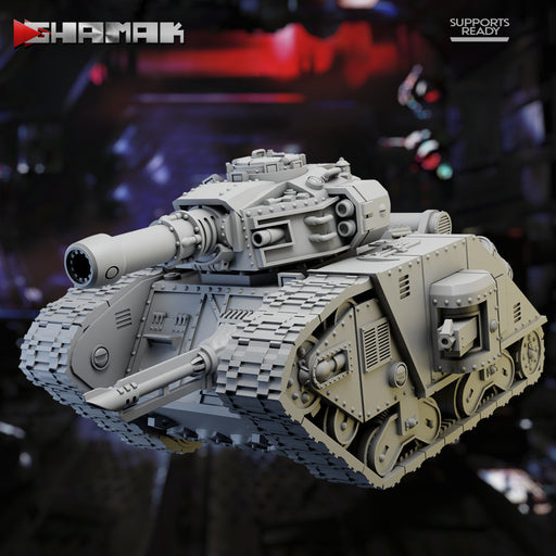 Battlecannon Iron Curtain Tank | First Born | Fantasy Miniature | Ghamak TabletopXtra