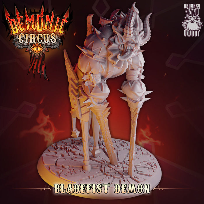 Bladefist Deamon | Demonic Circus | Fantasy Miniature | Drunken Dwarf TabletopXtra
