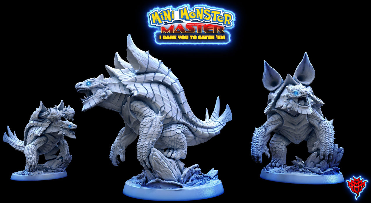 Blue Titanoise (Standing) | Mini Monster Master | Fantasy Miniature | Mini Monster Mayhem TabletopXtra