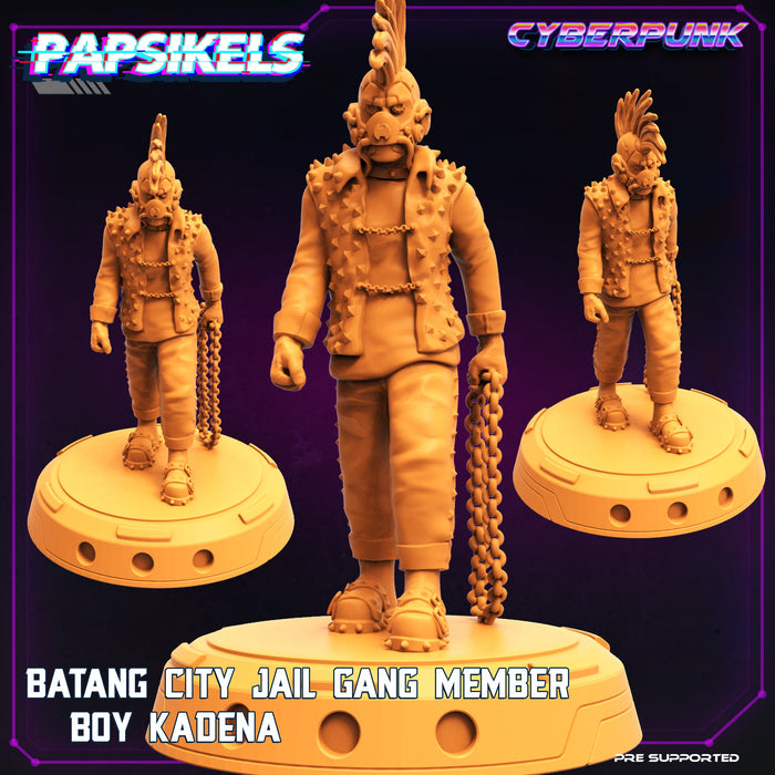 Boy Kadena | Batang City Jail Gang | Sci-Fi Miniature | Papsikels TabletopXtra