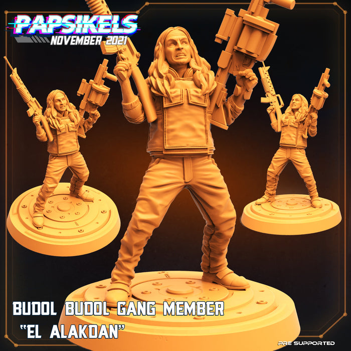 Budol Budol Gang Member El Alakdan | Skull Hunters III The Bone Clan | Sci-Fi Miniature | Papsikels TabletopXtra