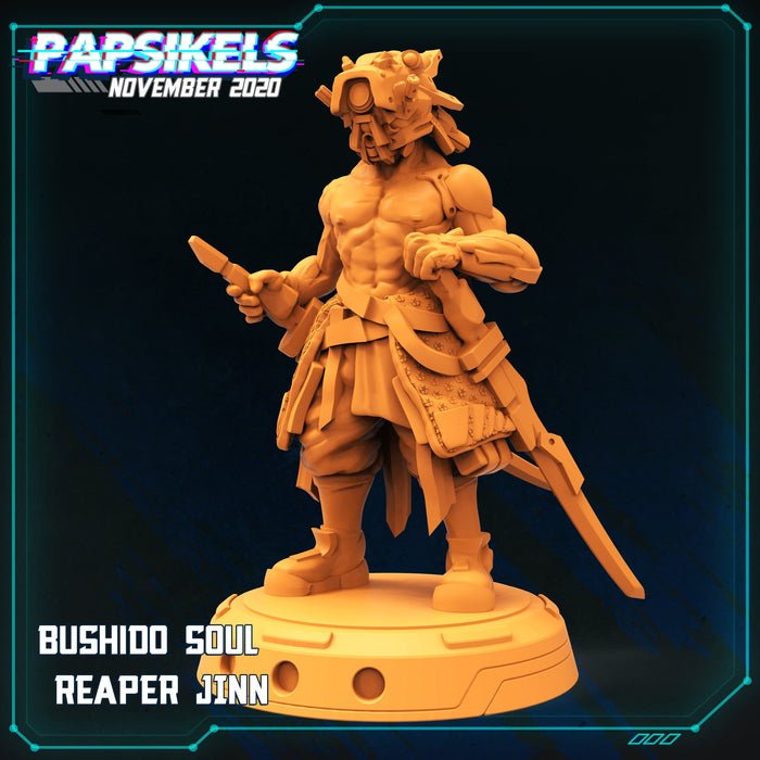 Bushido Soul Reaper Jinn | The Corpo World | Sci-Fi Miniature | Papsikels TabletopXtra