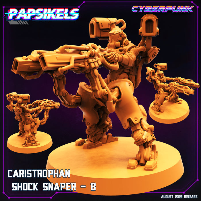 Caristrophan Shock Snaper B | Cyberpunk | Sci-Fi Miniature | Papsikels