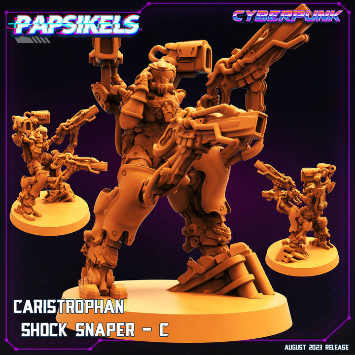 Caristrophan Shock Snaper C | Cyberpunk | Sci-Fi Miniature | Papsikels