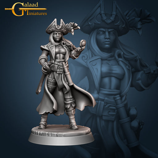 Captain (No Gun) | Pirates Crew | Fantasy Miniature | Galaad Miniatures TabletopXtra