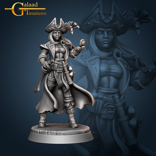 Captain | Pirates Crew | Fantasy Miniature | Galaad Miniatures TabletopXtra
