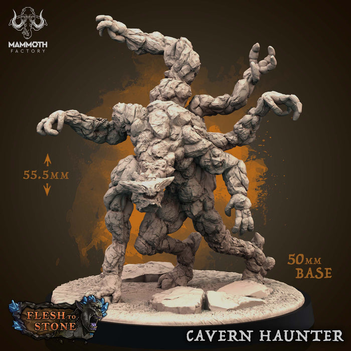 Cavern Hunter | Flesh to Stone | Fantasy Miniature | Mammoth Factory TabletopXtra
