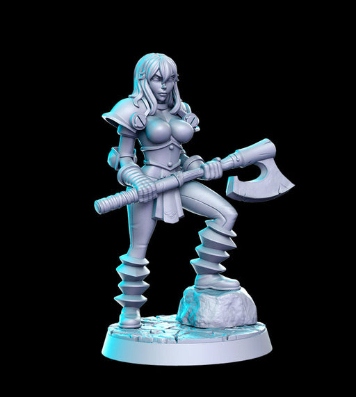 Chaos Warrior B | Heroine's Quest | Fantasy Miniature | RN Estudio TabletopXtra